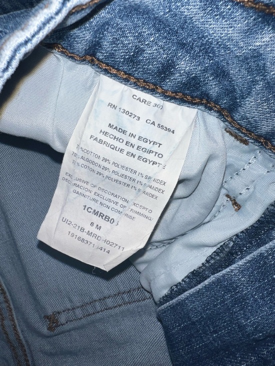 Riders by Lee Women's Mid Wash Blue Denim Shorts - Picture 5 of 7